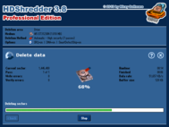 HDShredder Free Edition screenshot